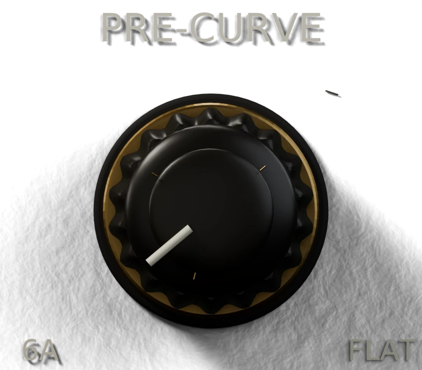 The Pre-Curve control, photographed from the rendered panel